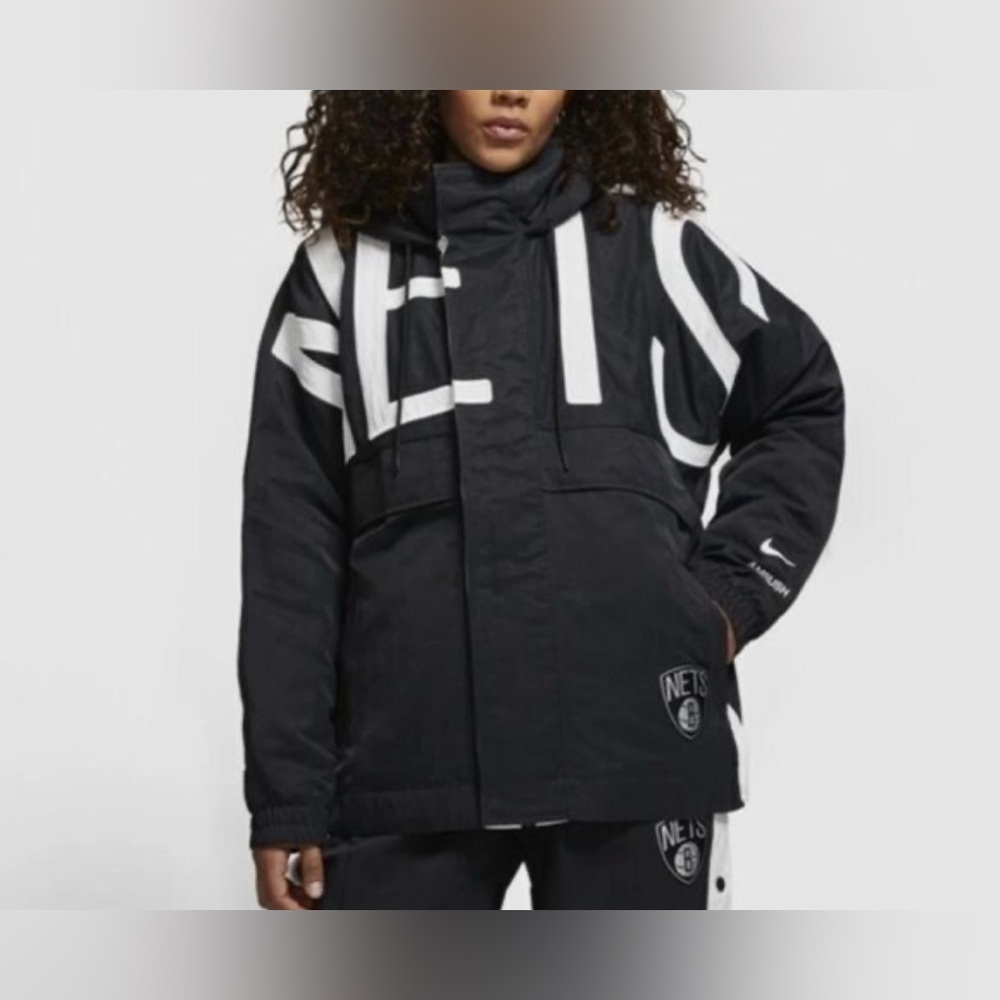 Womens Nike x Ambush NBA Brooklyn Nets Full Zip Jacket Size Large‎ Small NWT